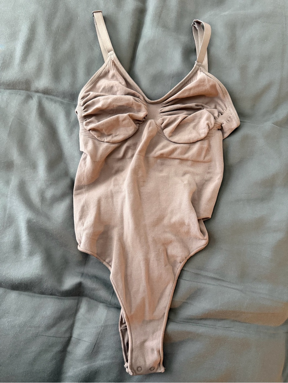 SKIMS Nude/Taupe Sculpting Tank Bodysuit